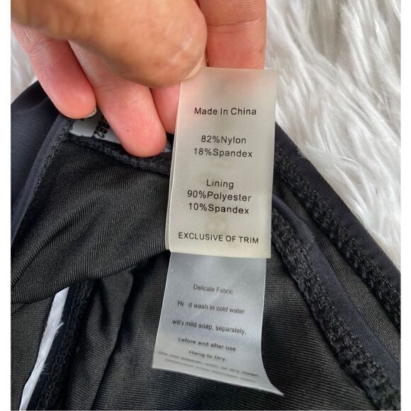 NWT The Blushing Brunette SZ L Seaside Retreat Black 2 PC Bikini - Picture 10 of 13